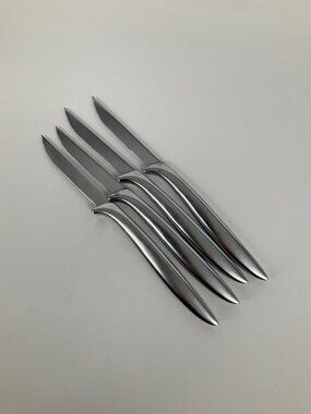 Vintage Gerber Legendary Blades Miming Steak Knives Set Of 4 Stainless Steel